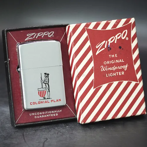 ZIPPO XƯA 1958 - HÀNG XƯA THẬP NIÊN 50s _ CHỦ ĐỀ COLONIAL PLAN