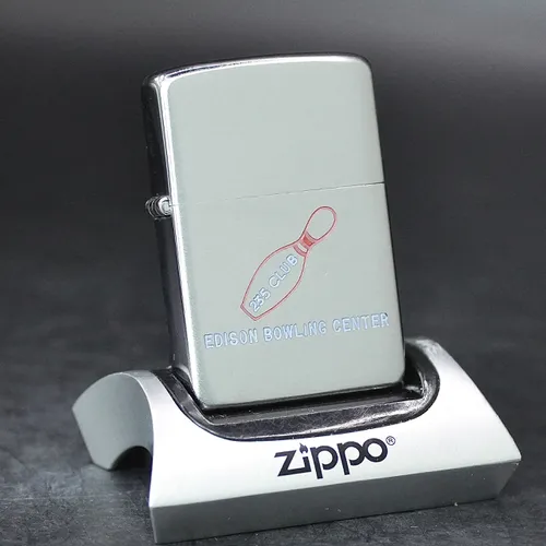 ZIPPO XƯA 1955 - HÀNG XƯA THẬP NIÊN 50s _ CHỦ ĐỀ EDISON BOWLING CENTER