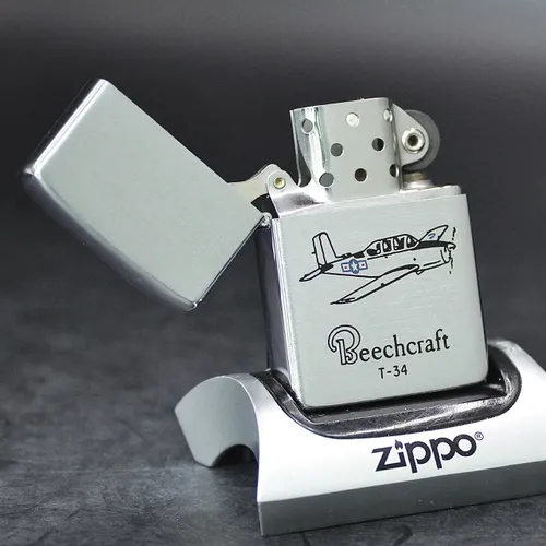 ZIPPO XƯA 1958 - HÀNG XƯA THẬP NIÊN 50s _ CHỦ ĐỀ MÁY BAY BEECHCRAFT T-34