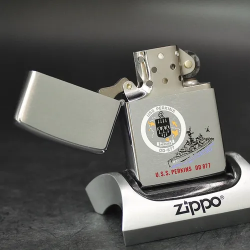 ZIPPO XƯA 1972 - HÀNG XƯA THẬP NIÊN 70s _ CHỦ ĐỀ USS PERKINS DD 877
