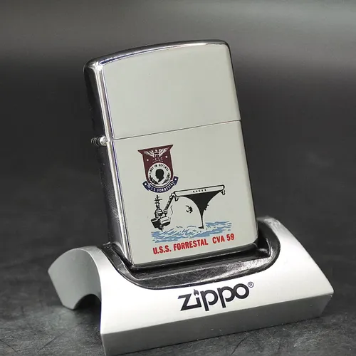 ZIPPO XƯA 1966 - HÀNG XƯA THẬP NIÊN 60s _ CHỦ ĐỀ USS FORRESTAL CVA 59