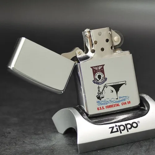 ZIPPO XƯA 1966 - HÀNG XƯA THẬP NIÊN 60s _ CHỦ ĐỀ USS FORRESTAL CVA 59
