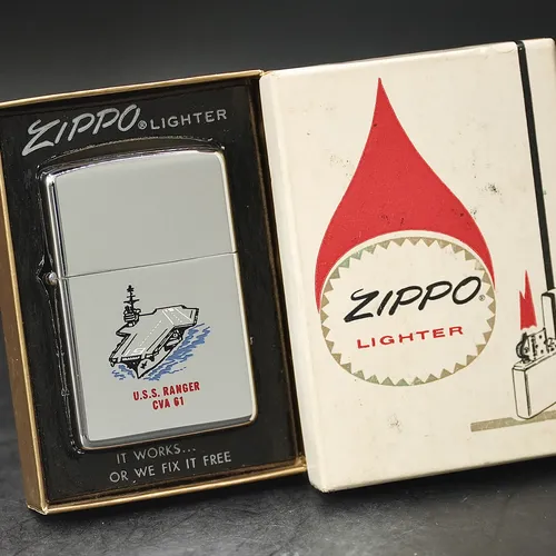 ZIPPO XƯA 1966 - HÀNG XƯA THẬP NIÊN 60s _ CHỦ ĐỀ USS RANGER CVA 61