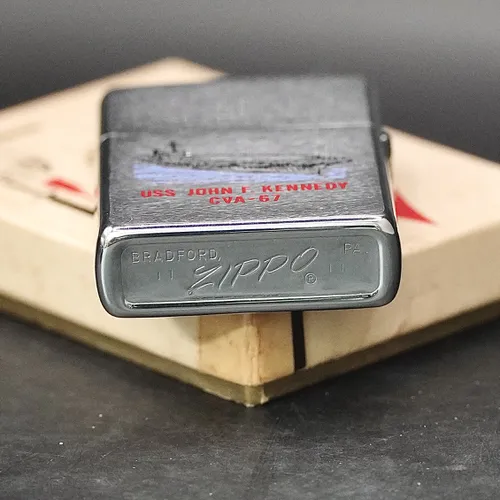 ZIPPO XƯA 1970 - HÀNG XƯA THẬP NIÊN 70s _ CHỦ ĐỀ USS JOHN F. KENNEDY CVA 67