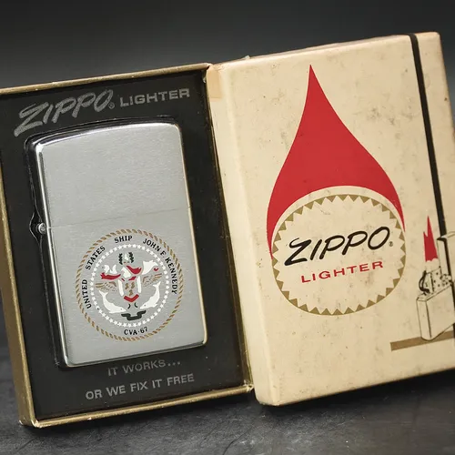 ZIPPO XƯA 1970 - HÀNG XƯA THẬP NIÊN 70s _ CHỦ ĐỀ USS JOHN F. KENNEDY CVA 67