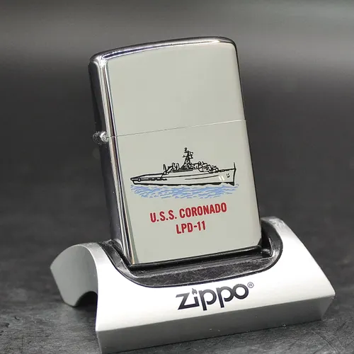 ZIPPO XƯA 1976 - HÀNG XƯA THẬP NIÊN 70s _ CHỦ ĐỀ USS CORONADO LPD 11