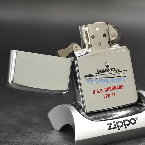 ZIPPO XƯA 1976 - HÀNG XƯA THẬP NIÊN 70s _ CHỦ ĐỀ USS CORONADO LPD 11
