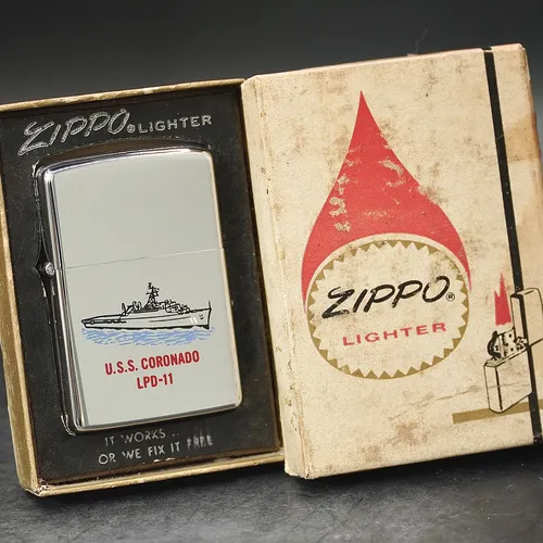 ZIPPO XƯA 1976 - HÀNG XƯA THẬP NIÊN 70s _ CHỦ ĐỀ USS CORONADO LPD 11