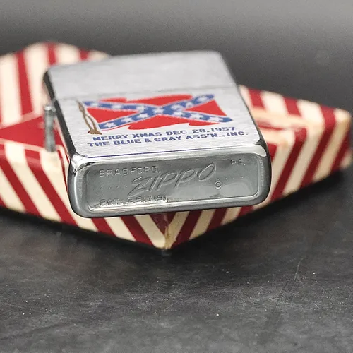 ZIPPO XƯA 1957 - HÀNG XƯA THẬP NIÊN 50s _ CHỦ ĐỀ THE BLUE AND GRAY ASS’N.