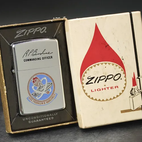 ZIPPO XƯA 1976 - HÀNG XƯA THẬP NIÊN 70s _ CHỦ ĐỀ USS FRANKLIN D. ROOSEVELT