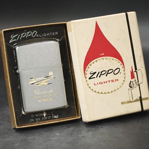 ZIPPO XƯA 1965 - HÀNG XƯA THẬP NIÊN 60s _ CHỦ BEECHCRAFT N 1415 G