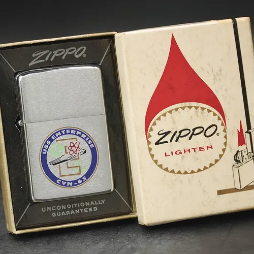 ZIPPO XƯA 1977 - HÀNG XƯA THẬP NIÊN 70s _ CHỦ ĐỀ USS INTERPRISE CVN 65