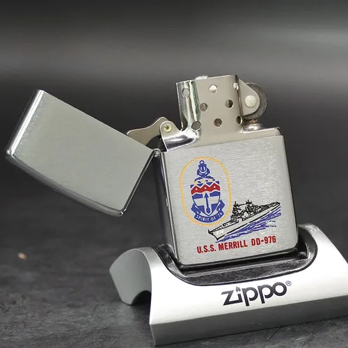 ZIPPO XƯA 1977 - HÀNG XƯA THẬP NIÊN 70s _ CHỦ ĐỀ USS MERRILL DD 976