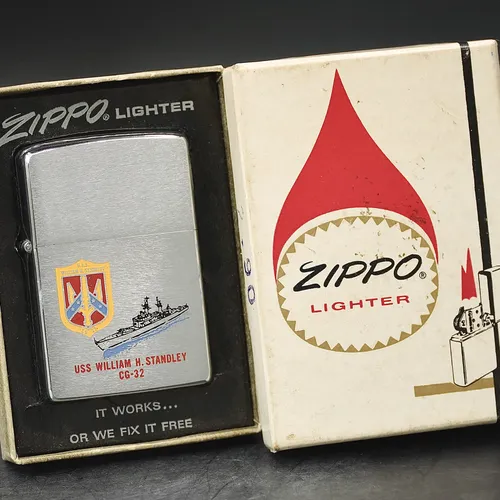 ZIPPO XƯA 1977 - HÀNG XƯA THẬP NIÊN 70s _ CHỦ ĐỀ USS WILLIAM H. STANDLEY CG-32