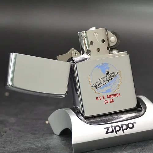 ZIPPO XƯA 1977 - HÀNG XƯA THẬP NIÊN 70s _ CHỦ ĐỀ USS AMERICA CV 66