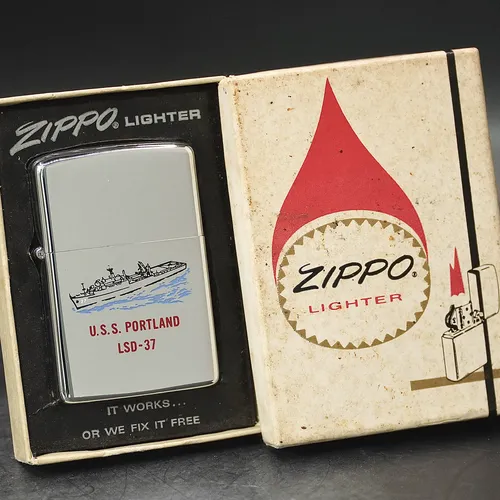 ZIPPO XƯA 1978 - HÀNG XƯA THẬP NIÊN 70s _ CHỦ ĐỀ USS PORTLAND LSD 37