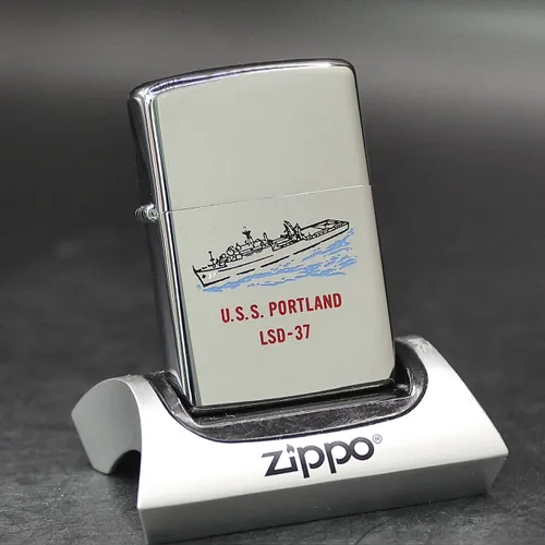 ZIPPO XƯA 1978 - HÀNG XƯA THẬP NIÊN 70s _ CHỦ ĐỀ USS PORTLAND LSD 37