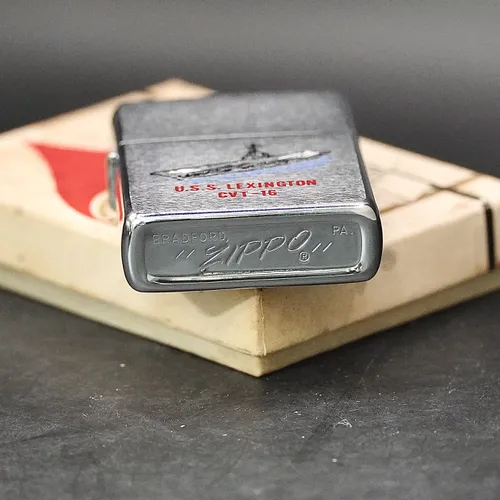 ZIPPO XƯA 1978 - HÀNG XƯA THẬP NIÊN 70s _ CHỦ ĐỀ USS LEXINGTON CVT 16