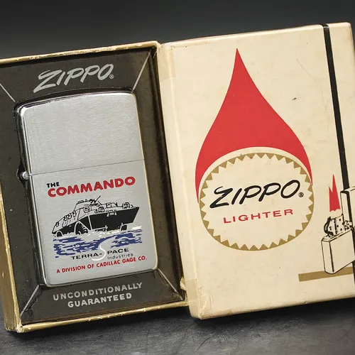 ZIPPO XƯA 1963 - HÀNG XƯA THẬP NIÊN 60s _ CHỦ ĐỀ COMMANDO TERRA-SPACE