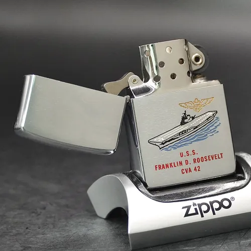 ZIPPO XƯA 1964 - HÀNG XƯA THẬP NIÊN 60s _ CHỦ ĐỀ USS FRANKLIN D. ROOSEVELT CVA 42