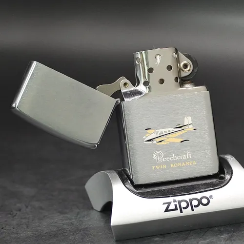 ZIPPO XƯA 1963 - HÀNG XƯA THẬP NIÊN 60s _ CHỦ ĐỀ BEECHCRAFT TWIN BONANZA