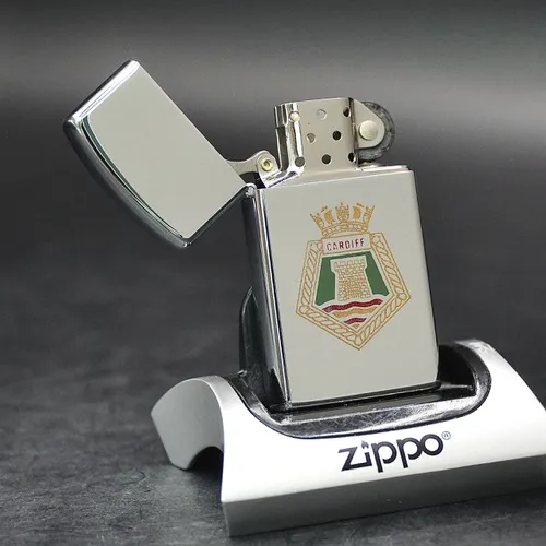 ZIPPO XƯA 1982 - HÀNG XƯA THẬP NIÊN 80s _ CHỦ ĐỀ CARDIFF SLIM