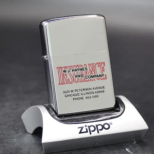 ZIPPO XƯA 1974 - HÀNG XƯA THẬP NIÊN 70s _ CHỦ ĐỀ INSURANCE COMPANY
