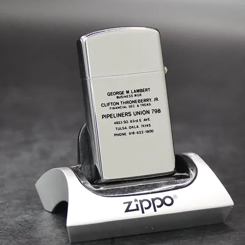 ZIPPO XƯA 1970 - HÀNG XƯA THẬP NIÊN 70s _ CHỦ ĐỀ PIPELINERS SLIM