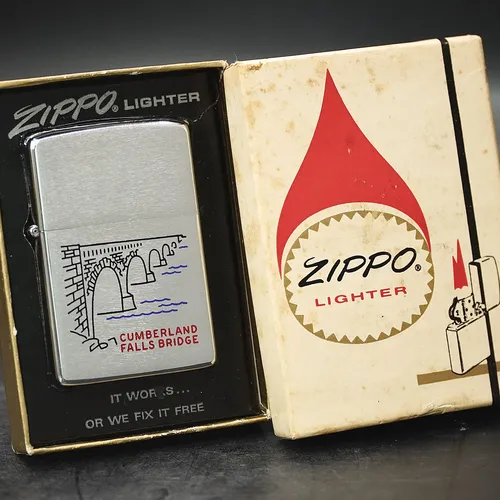 ZIPPO XƯA 1974 - HÀNG XƯA THẬP NIÊN 70s _ CHỦ ĐỀ CUMBERLAND FALLS BRIDGE