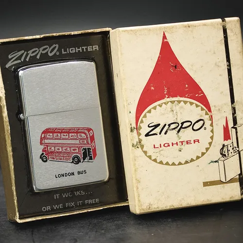 ZIPPO XƯA 1973 - HÀNG XƯA THẬP NIÊN 70s _ CHỦ ĐỀ LONDON BUS