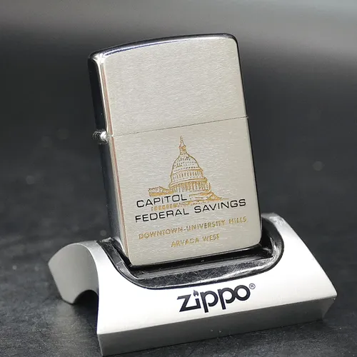 ZIPPO XƯA 1962 - HÀNG XƯA THẬP NIÊN 60s _ CHỦ ĐỀ CAPITOL FEDERAL SAVINGS