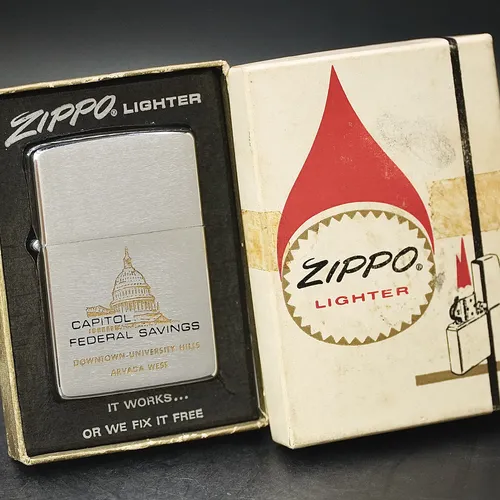 ZIPPO XƯA 1962 - HÀNG XƯA THẬP NIÊN 60s _ CHỦ ĐỀ CAPITOL FEDERAL SAVINGS