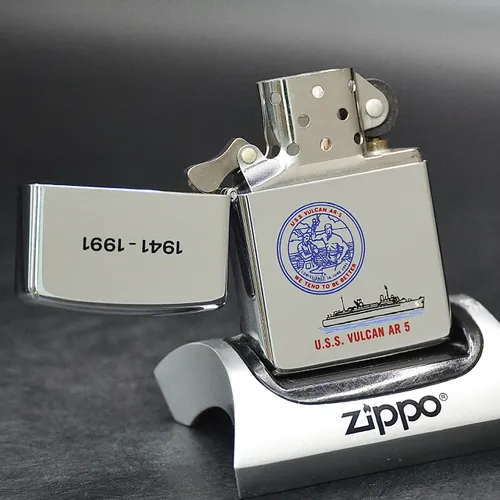 ZIPPO XƯA 1991 - HÀNG XƯA THẬP NIÊN 90s _ CHỦ ĐỀ U.S..S VULCAN AR 5