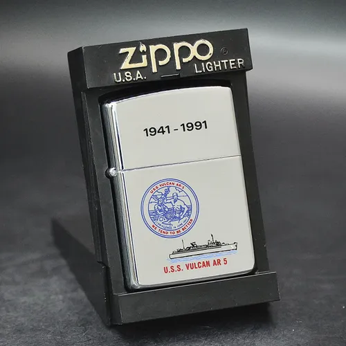ZIPPO XƯA 1991 - HÀNG XƯA THẬP NIÊN 90s _ CHỦ ĐỀ U.S..S VULCAN AR 5