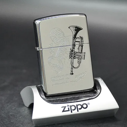 ZIPPO XƯA 1996 - HÀNG XƯA THẬP NIÊN 90s _ CHỦ ĐỀ JAZZ TRUMPETE