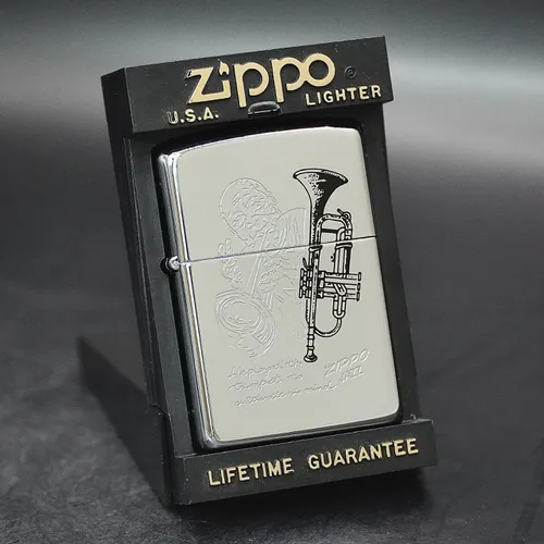 ZIPPO XƯA 1996 - HÀNG XƯA THẬP NIÊN 90s _ CHỦ ĐỀ JAZZ TRUMPETE