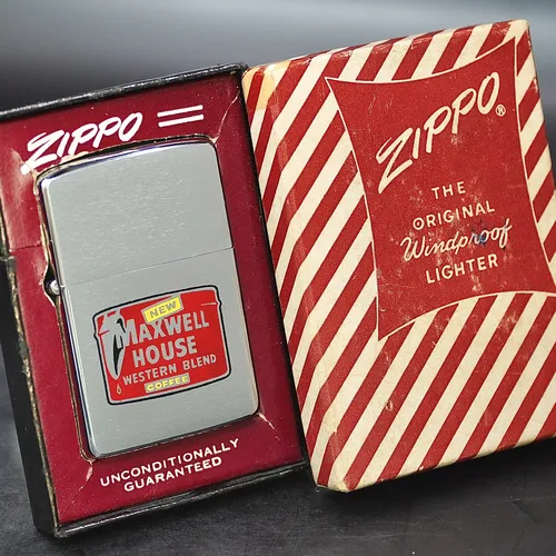 ZIPPO XƯA 1959 - HÀNG XƯA THẬP NIÊN 50s _ CHỦ ĐỀ MAXWELL HOUSE