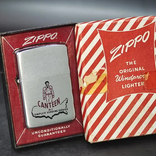 ZIPPO XƯA 1959 - HÀNG XƯA THẬP NIÊN 50s _ CHỦ ĐỀ CANTEEN