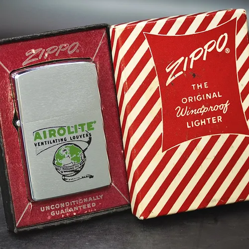 ZIPPO XƯA 1958 - HÀNG XƯA THẬP NIÊN 50s _ CHỦ ĐỀ AIROLITE