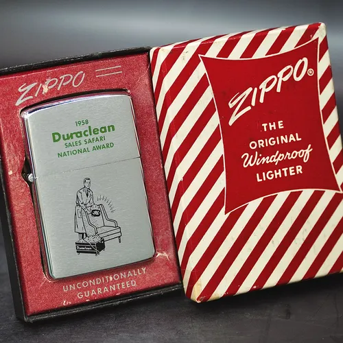 ZIPPO XƯA 1958 - HÀNG XƯA THẬP NIÊN 50s _ CHỦ ĐỀ DURACLEAN