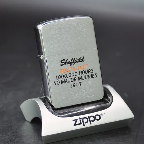 ZIPPO XƯA 1957 - HÀNG XƯA THẬP NIÊN 50s _ CHỦ ĐỀ SHEFFIELD