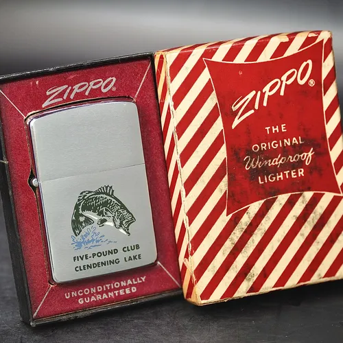 ZIPPO XƯA 1959 - HÀNG XƯA THẬP NIÊN 50s _ CHỦ ĐỀ CLENDENING LAKE