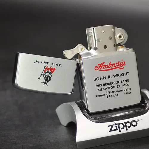 ZIPPO XƯA 1958 - HÀNG XƯA THẬP NIÊN 50s _ CHỦ ĐỀ AMBROSIA