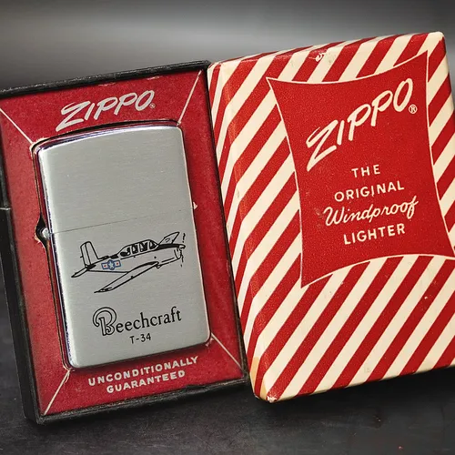 ZIPPO XƯA 1958 - HÀNG XƯA THẬP NIÊN 50s _ CHỦ ĐỀ BEECHCRAFT T-34