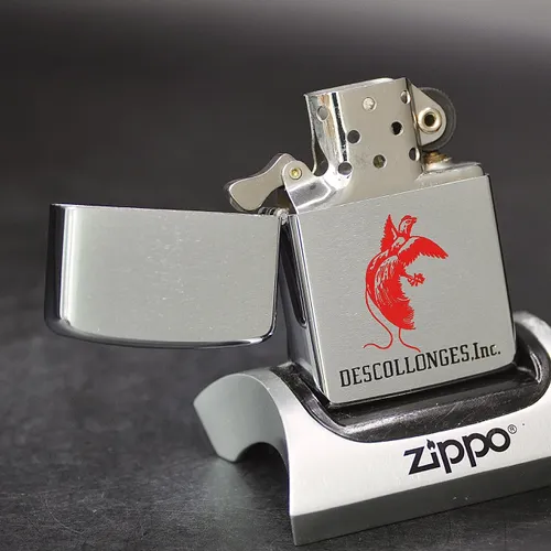 ZIPPO XƯA 1958 - HÀNG XƯA THẬP NIÊN 50s _ CHỦ ĐỀ DESCOLLONGES INC. RED