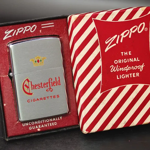 ZIPPO XƯA 1959 - HÀNG XƯA THẬP NIÊN 50s _ CHỦ ĐỀ CHESTERFIELD CIGARETTES