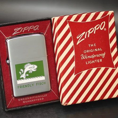 ZIPPO XƯA 1955 - HÀNG XƯA THẬP NIÊN 50s _ CHỦ ĐỀ FRIENDLY FISCH