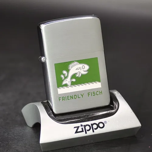 ZIPPO XƯA 1955 - HÀNG XƯA THẬP NIÊN 50s _ CHỦ ĐỀ FRIENDLY FISCH