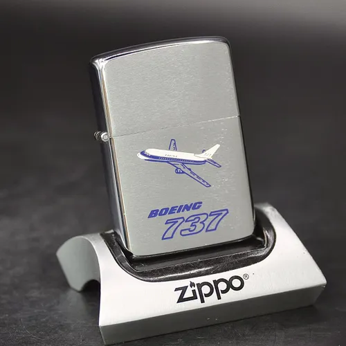 ZIPPO XƯA 1981 - HÀNG XƯA THẬP NIÊN 80s _ CHỦ ĐỀ BOEING 737