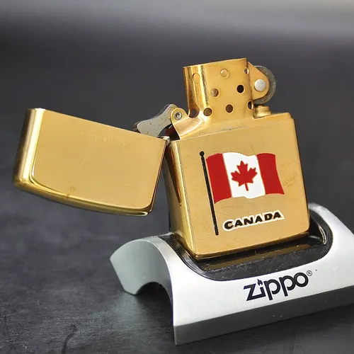 ZIPPO CANADA XƯA 32-92 - HÀNG XƯA THẬP NIÊN 90s _ CHỦ ĐỀ CỜ CANADA